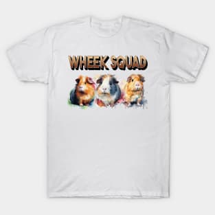 Guinea Pigs Wheek Squad T-Shirt